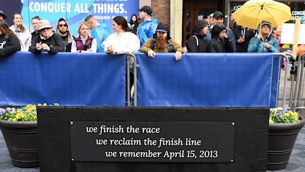 Memorial for the Boston Marathon bombing